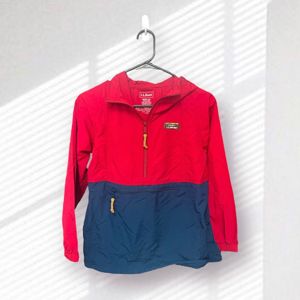 L.L.BEAN | KID’S WIND & RAIN ANORAK WINDBREAKER JACKET